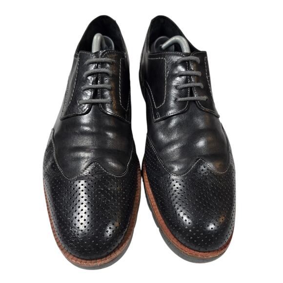 Donald J. Pliner EDD-61 Black Leather Oxford Dress Shoes Men\'s sz 10 main image 8